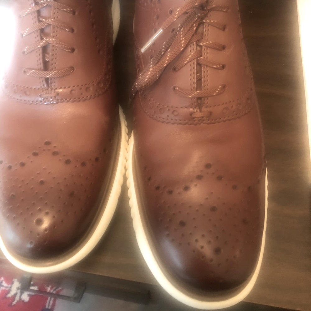 Cole Haan Zero Grand Wingtip Shoes.
